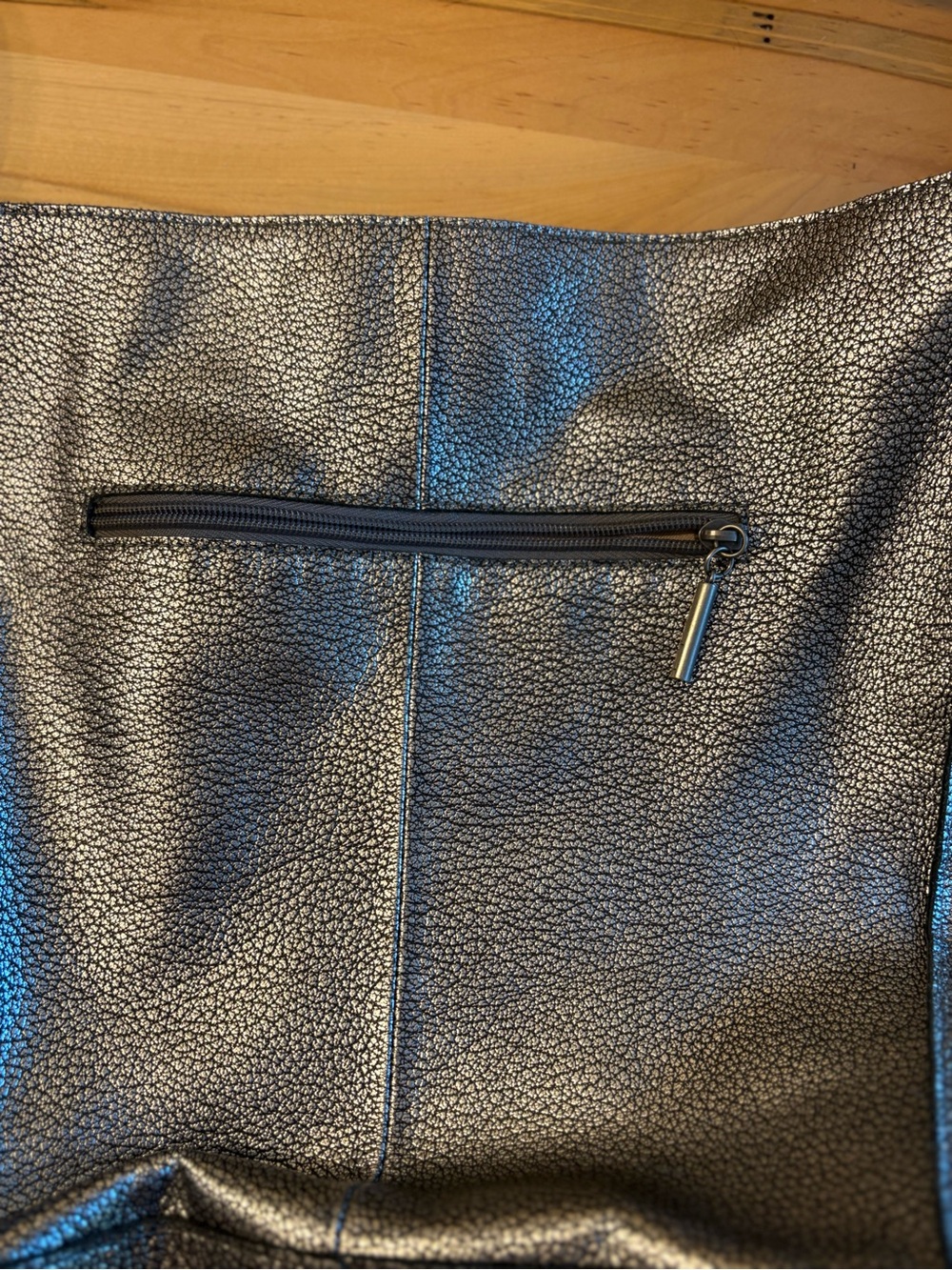 The Sak Los Feliz Large Tote Bag, Metallic Silver - Picture 9 of 16
